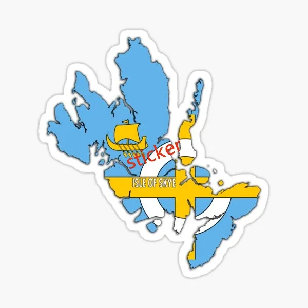 Personalized Scotland Sticker Vinyl Waterproof Racing Auto Accessories Stickers Motorcycles Bumper Truck Boat Vinyl Decal