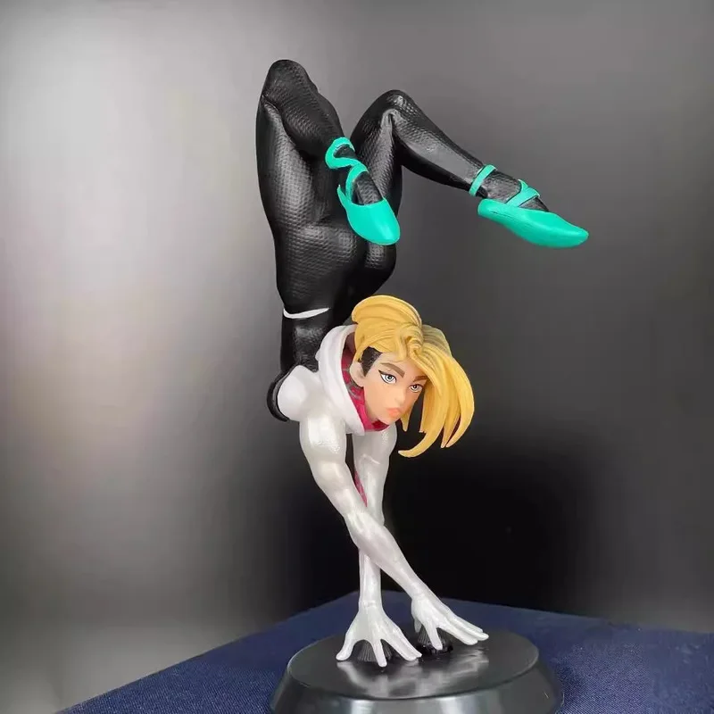18 سنتيمتر Spidergwen الشكل العنكبوت فتاة أنيمي الشكل فيلم دور جوين عمل تمثال تحصيل اللعب الديكور بولي كلوريد الفينيل نموذج دمية الهدايا #3