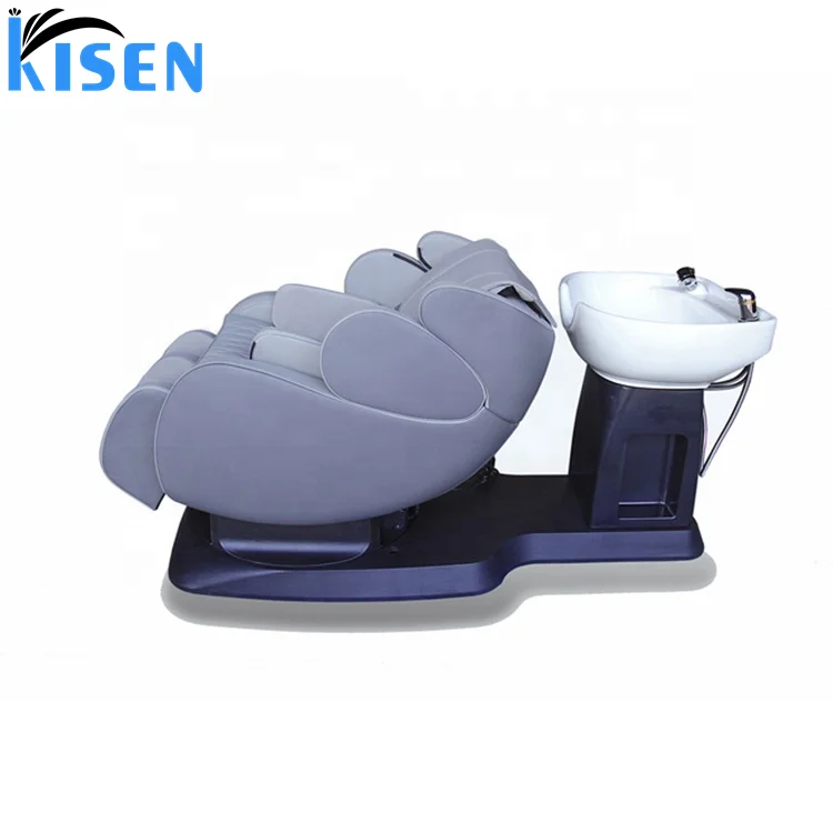 Modern  Salon Furniture  Massage Shampoo Wash Chair Shampoo Bed with Human Touch Massage for Barbershop Use