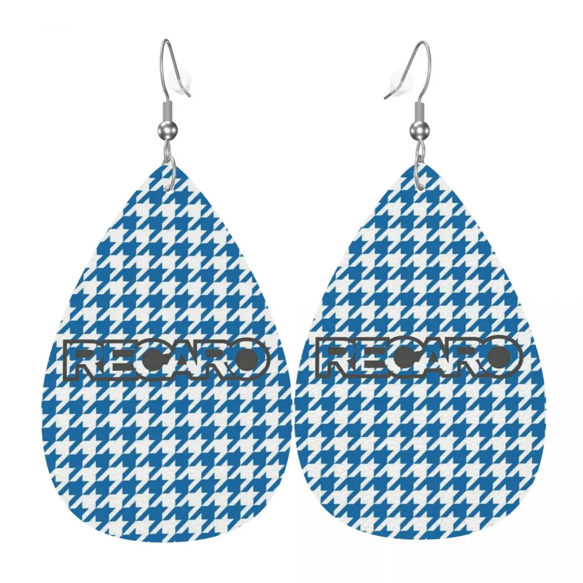 

Квадратные кожаные серьги-капли Recaros Seat на заказ, персонализированные для женщин, ювелирные аксессуары на День святого Валентина