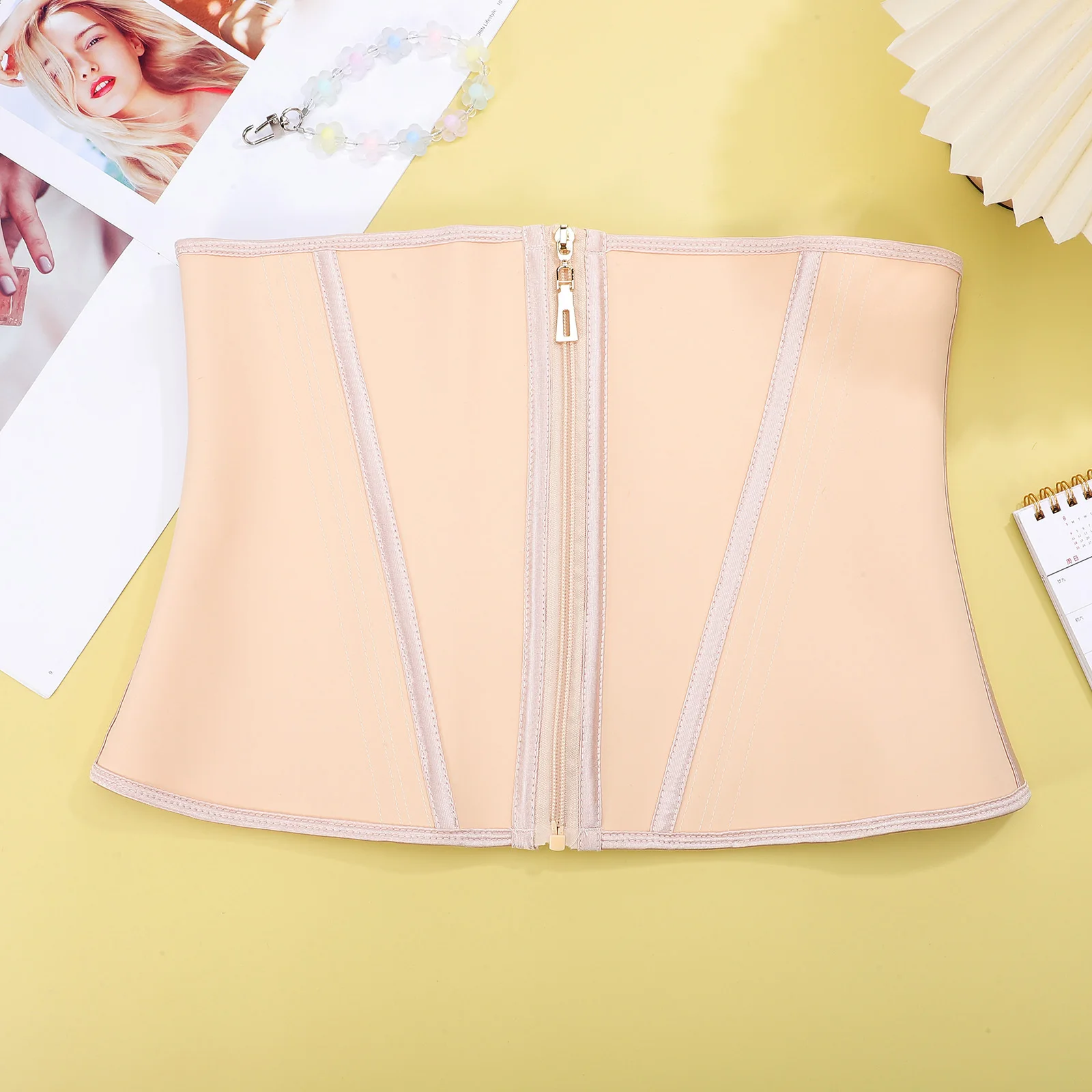 

Shapewear Trainer Zipper Tummy Control Corset Tops For Women Body Shaper Corset Bodysuit Women Waist Cincher S Size