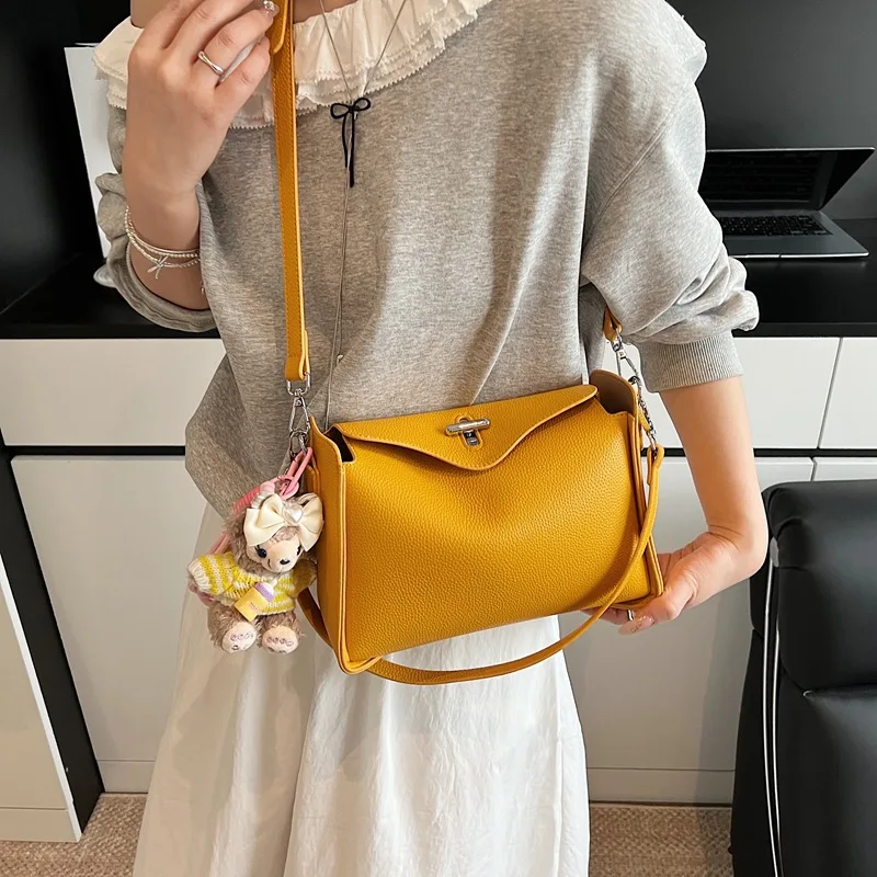

2025 New Solid Color Puffy Tote for Women, Top Handle Shoulder Crossbody Bag, Very Spacious Cloud Handbag, Soft & Roomy