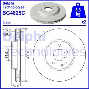 Store code: b4825c for brake disc ON VITO W447 14