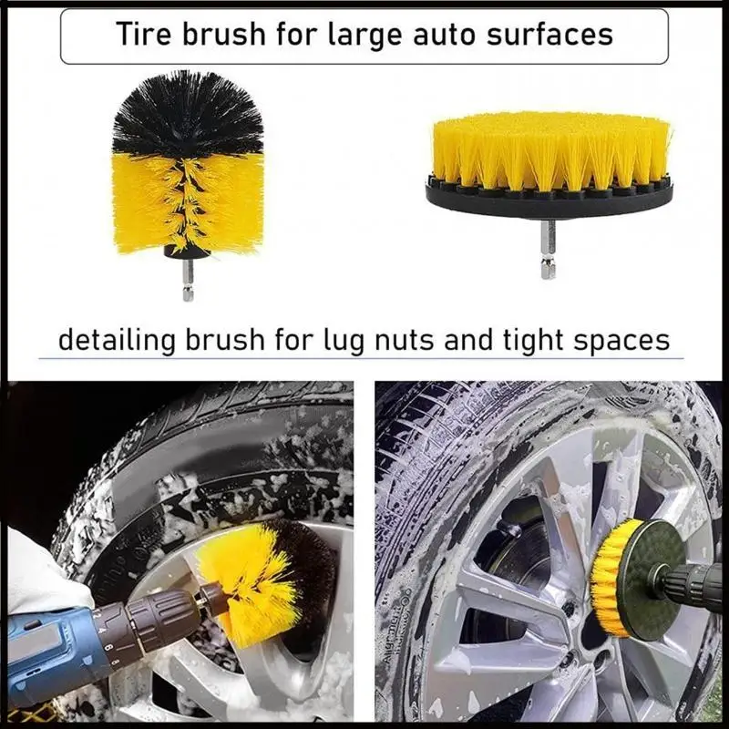 فرشاة أداة تنظيف السيارات مجموعة التفاصيل التلقائية التفاصيل التلقائية تلميع غسل غسل