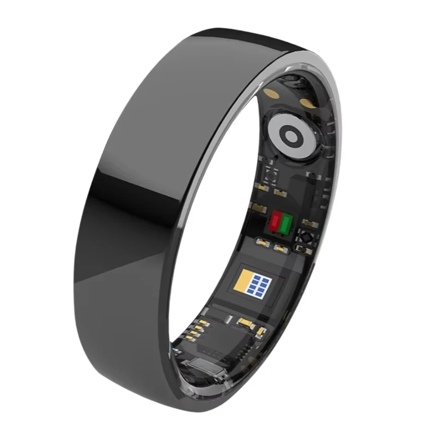 

Fashion Ceramics Smart Ring White, black, pink with Charging Case, Health & 24/7 sleep monitoring,IP68 Water, Multi-sport Modesproof,