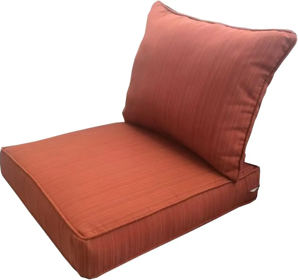 

Meethasuny Outdoor Patio Furniture Replacement Cushions,25X25X5 H Deep Seat Chair Seat Ba Cushion Set,All Weather Breathable
