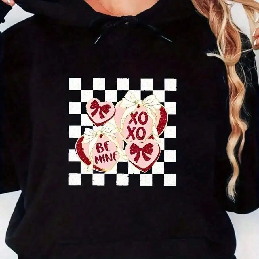 

Мужской и женский топ с принтом больших размеров, свободный повседневный, мягкий, удобный и дышащий, свободный пуловер с капюшоном для занятий спортом на открытом воздухе