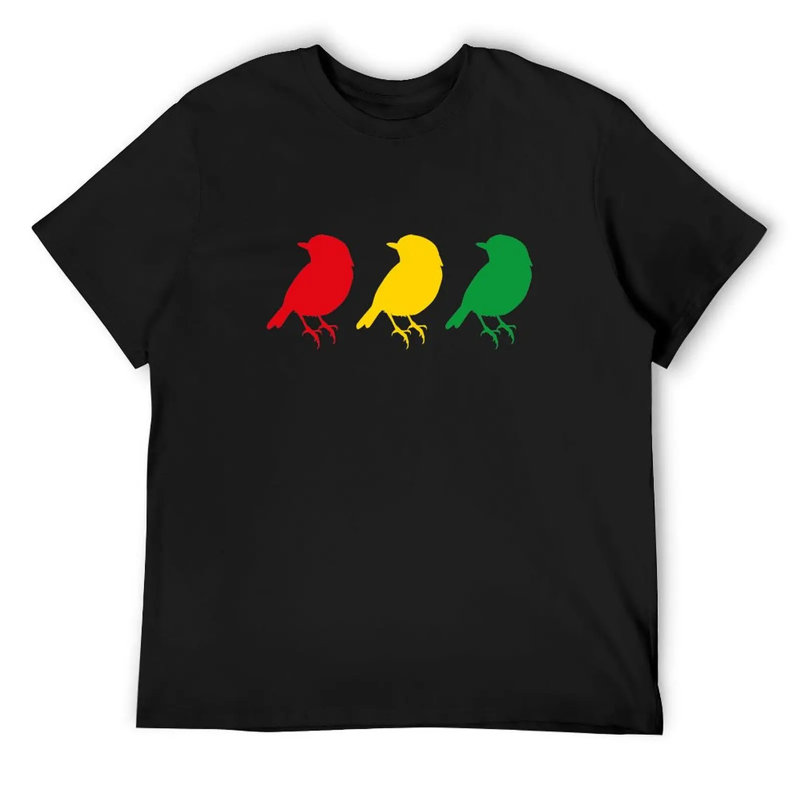 3 little Birds - Three Birds Rasta Colors Bob Song T-Shirt designer shirts plus size clothes clothing for men