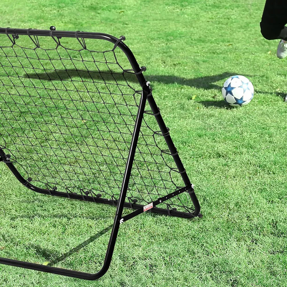 Kickback Football Practice Net with 20 Elastic Ropes Target Goal Net Rebound Net Training Aid for Kids Teens & Adults