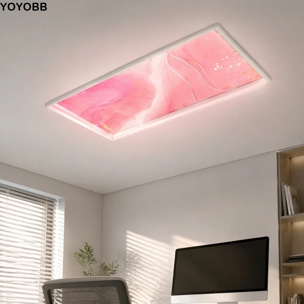 Polyester Fabric Magnetic Lamp Shade Eye-Protective Magnetic Design Ceiling Light Cover Light-Blocking Neat Decorative Effect
