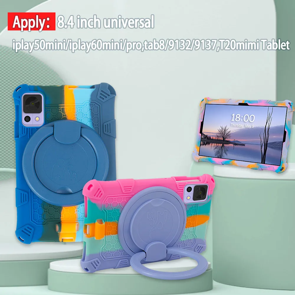 

Вращающаяся Мягкая силиконовая фотовспышка для Alldocube iPlay 50 Mini Alldocube iPlay 60 Mini Pro 8,4 2024 полноразмерная Защитная подставка