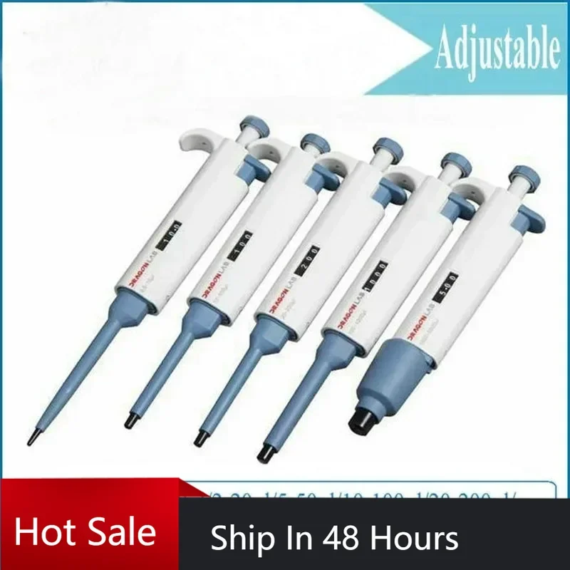 

1Pcs Dragon Lab Single Channel Manual Adjustable Pipettor TopPette Pipette Pipettor All Size Available
