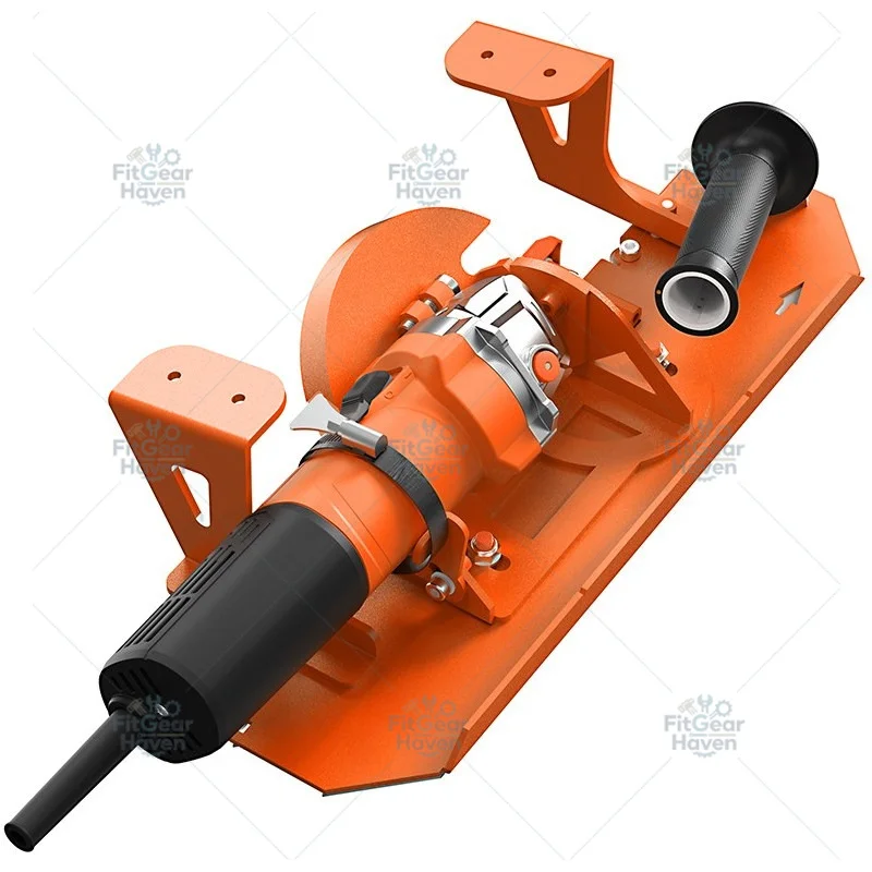 Portable Angle Grinder Chamfering Tool with 45-Degree Chamfering Bracket