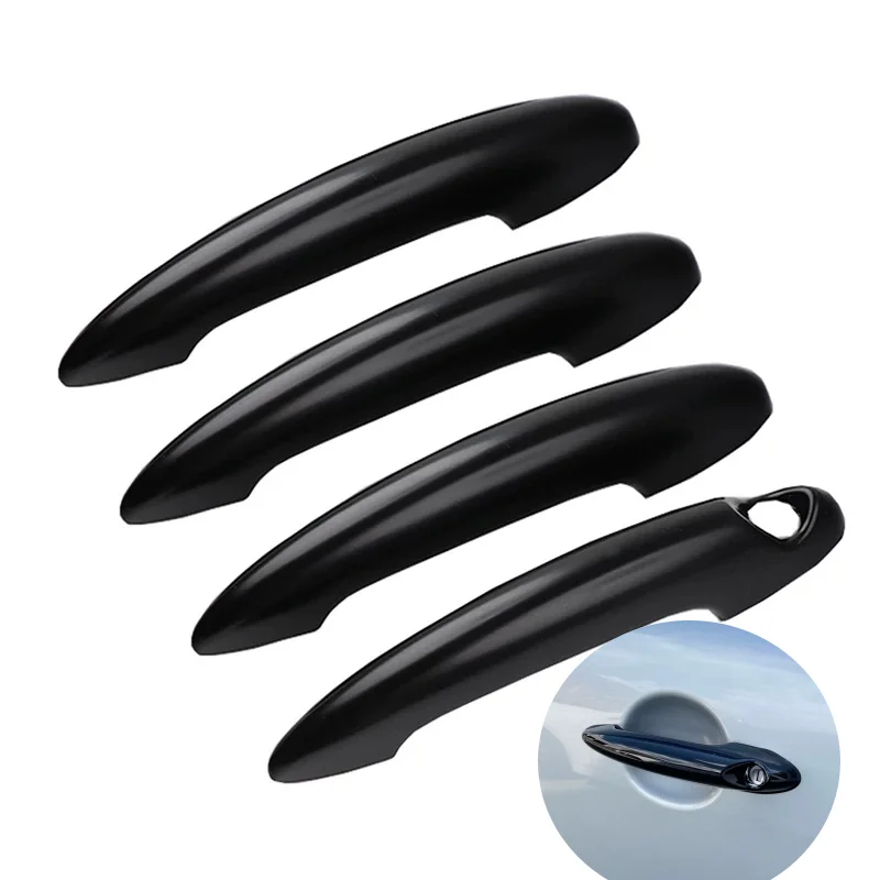 

Глянцевые черные наклейки на внешнюю дверную ручку автомобиля для BMW MINI Cooper R50 R52 R53 R55 R56 R58 R59 R61 Автоаксессуары