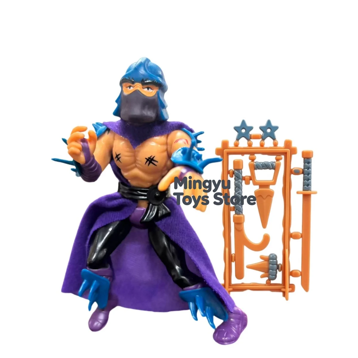 TMNT Classic Shredder & Super Shredder Retro-Actionfiguren Playmates Vintage Ninja Turtles Schurken-Spielzeugset