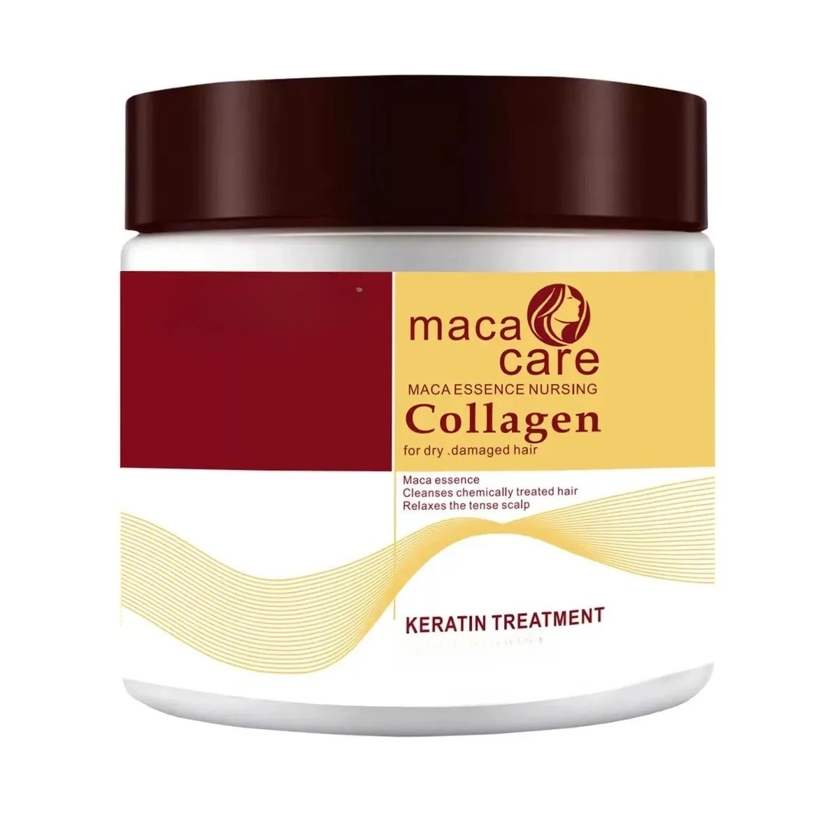 

Collagen Hair Treatment Deep Repair Conditioning Argan Oil Hair Mask Essence for Dry Damaged Hair 200ml