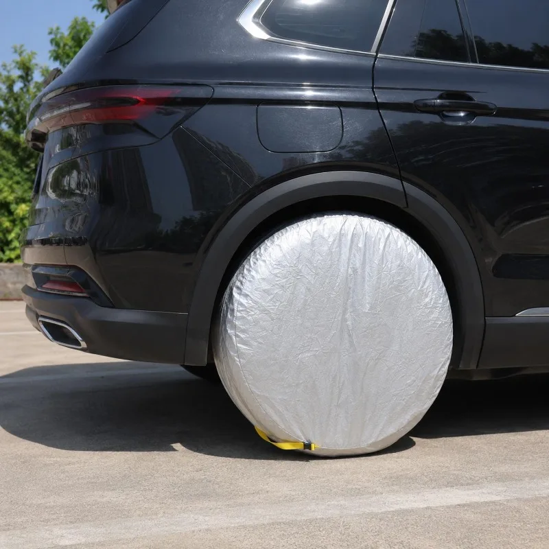 2-4pcs Car Tires Storage Bag Wheel Tire Covers Case Vehicle Wheel Protector For Caravans Truck Car Camper Trailer Wheel Cover view 6