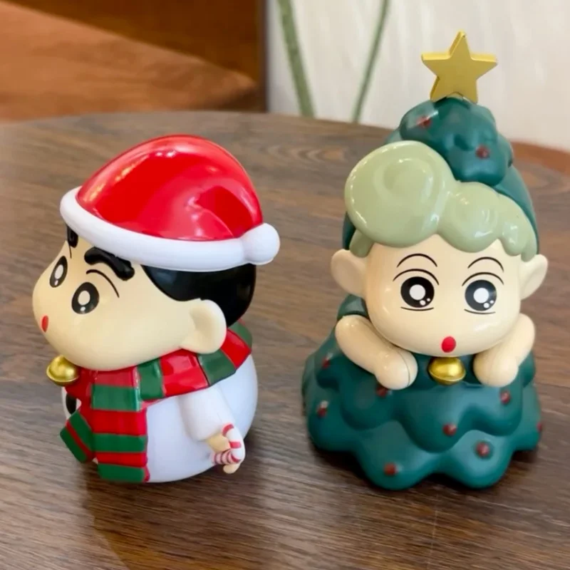 أنيمي Nohara Shinnosuke عمل أرقام تلوين شين تشان أرقام بولي كلوريد الفينيل الطرفية جمع نموذج حلية لعبة لطيف هدية الكريسماس #4