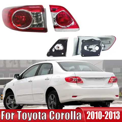 Akcesoria samochodowe do Toyota Corolla 2010 2011 2012 2013, tylne światło, lampa kierunkowskazu, lampa przeciwmgielna, tylna lampa samochodowa bez żarówki 81560025