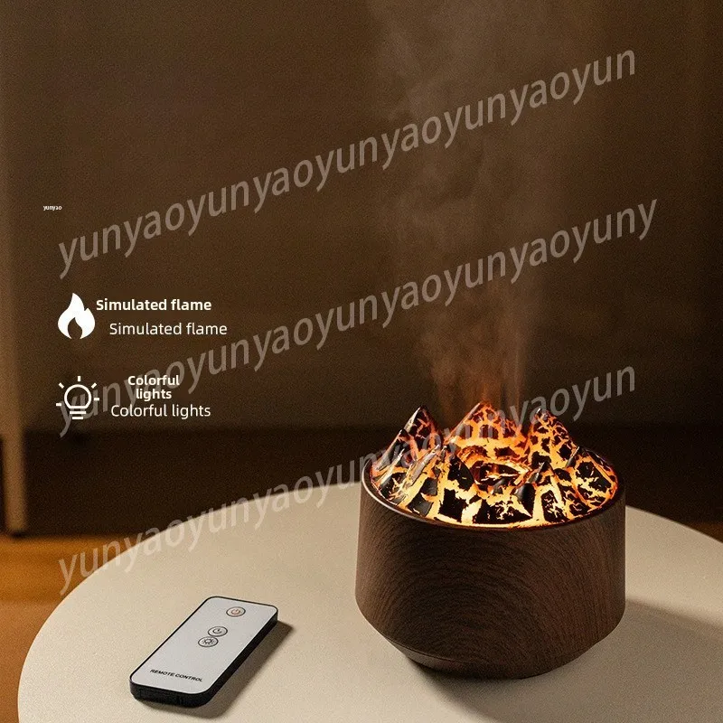 New Simulated Volcanic Lava Aromatherapy Machine, Home Bedroom Aromatherapy Machine USB Air Humidifier