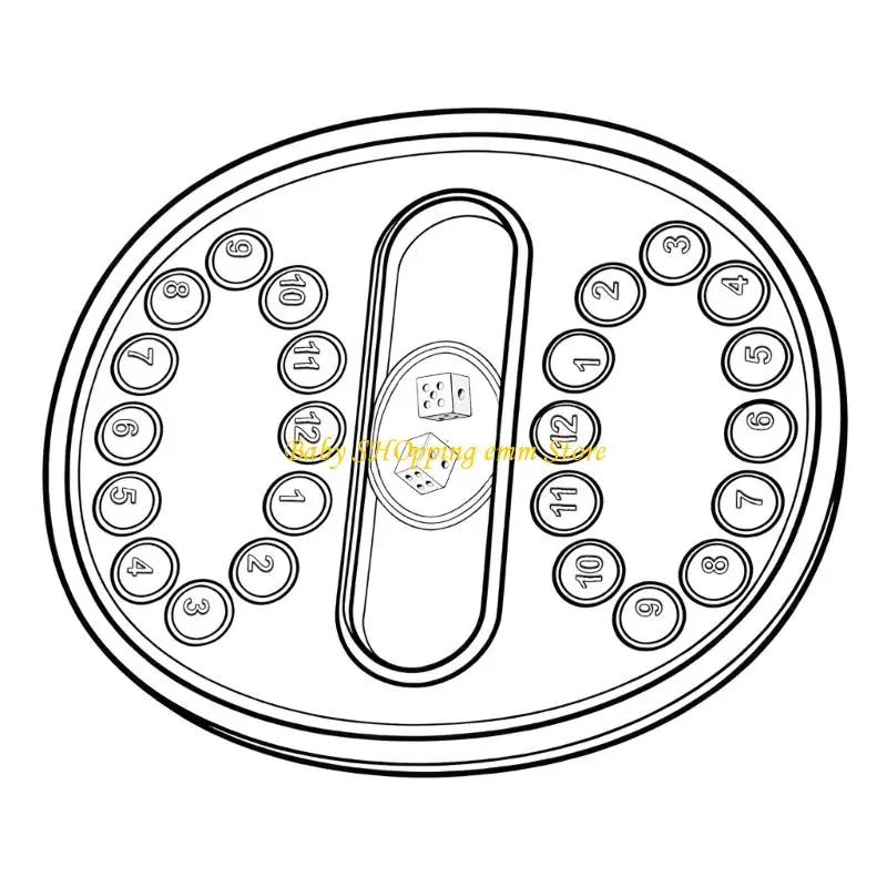 23GD الأطفال ألعاب تعلم الحسابية مع النردات دفع زر فقاعة لمهارة العد وتخفيف التوتر الأسرة جمع متعة