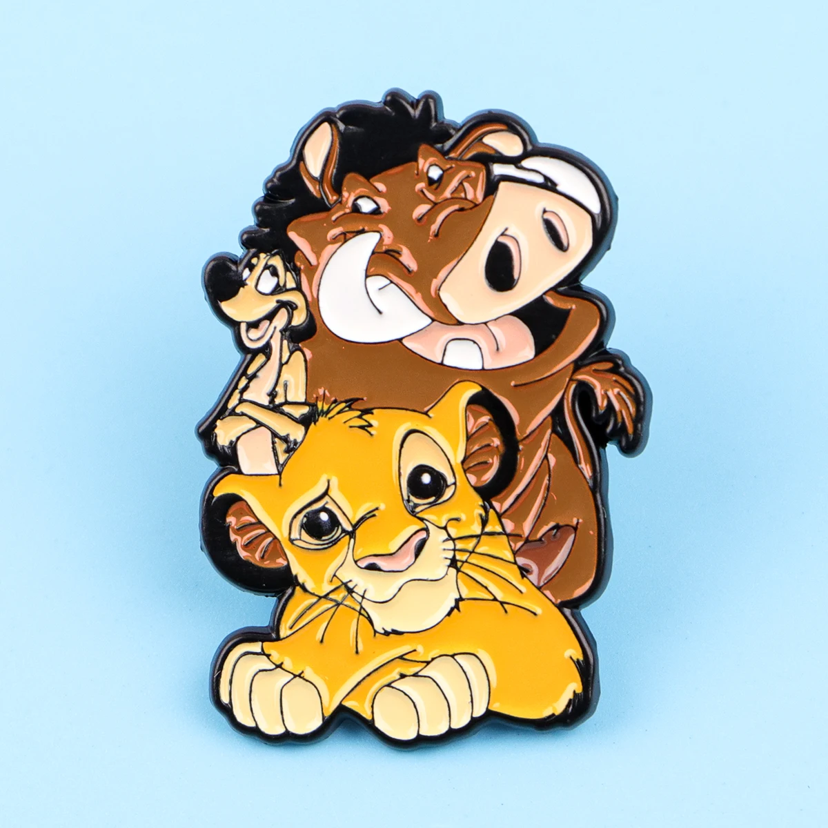 Cartoon Movie Lion Cat Duck Lapel Pins for Backpacks Cute Brooch for Clothes Enamel Pin DIY Metal Badges Jewelry Accessories image 5