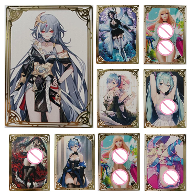 

Goddess Story Tokisaki Kurumi Hatsune Miku Kitagawa Marin Metal Cards Anime Characters Game Collections Rare Boys Birthday Gift