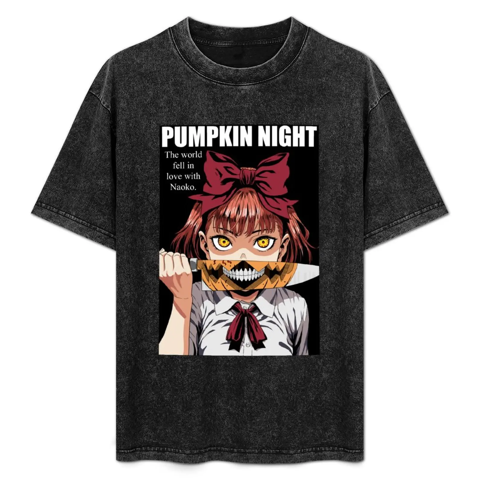 Pumpkin Night T-Shirt Work Daily Short Sleeve Top