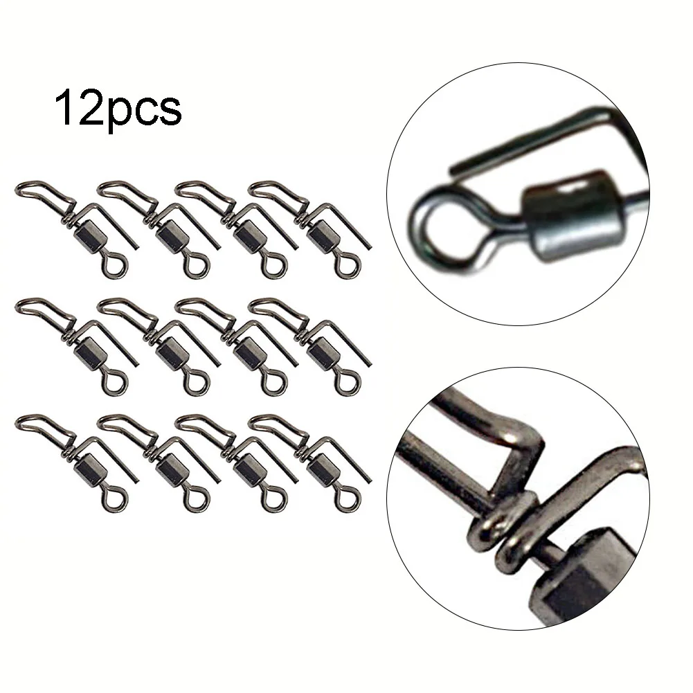 20 PCS Cascades Swivels 304 Stainless Steel For Sea Fishing Rigs Sea Fishing Clip Down Outdoor Sports Fishing Tools Accessories