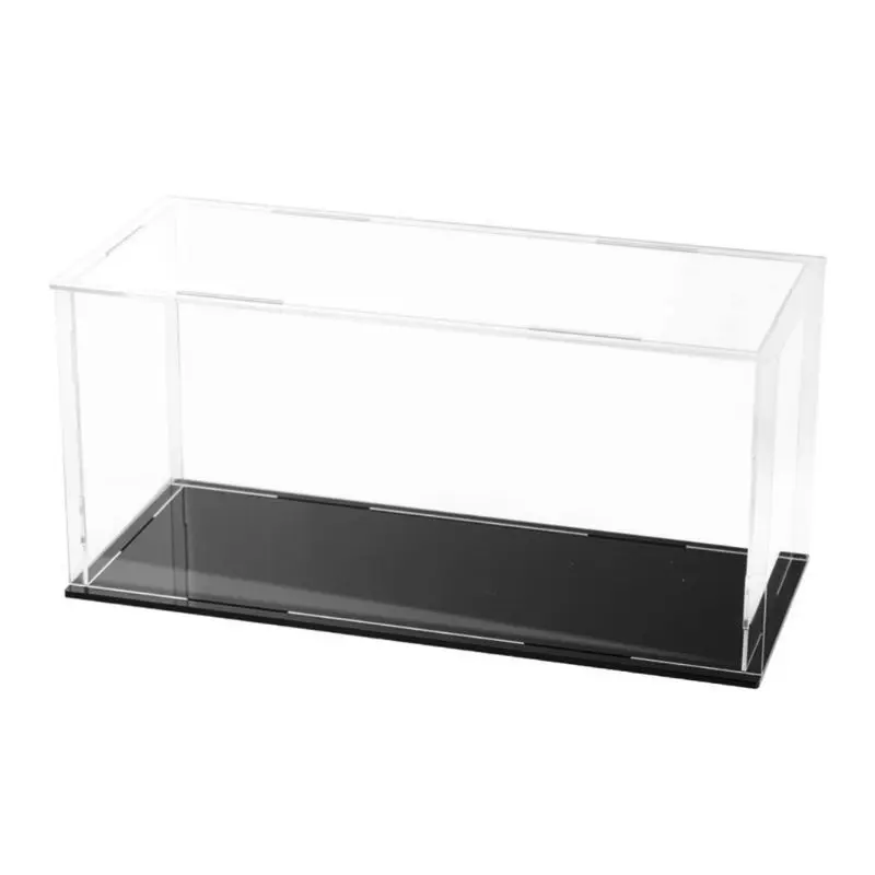 Clear Acrylic Showcase Model Figurine Display Box Collection Holder Dustproof for Protection of Action Figure 1/18 Model