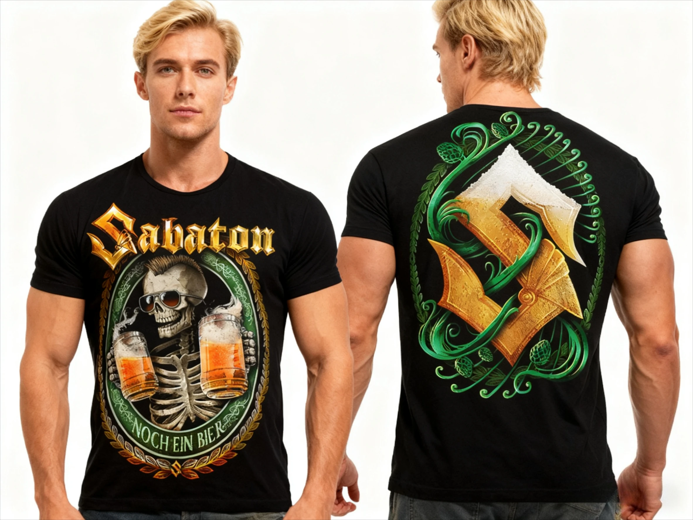 

Sabaton Fleet Kriegsmarine Ablum T-shirts Metal Rock Band Fan Print Tees Heavy Oversized Women Men Hip Hop Street Harajuku Tops