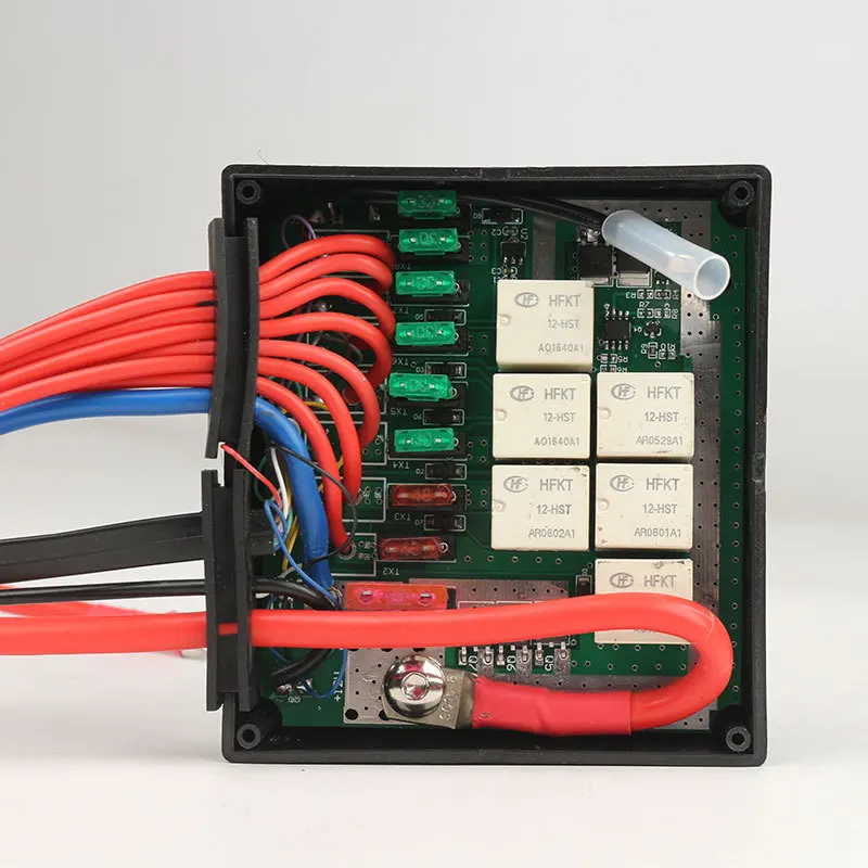 Car 8 Way Switch Control Box Touch Panel Truck ATV UTV Ship RV Off-Road Modification