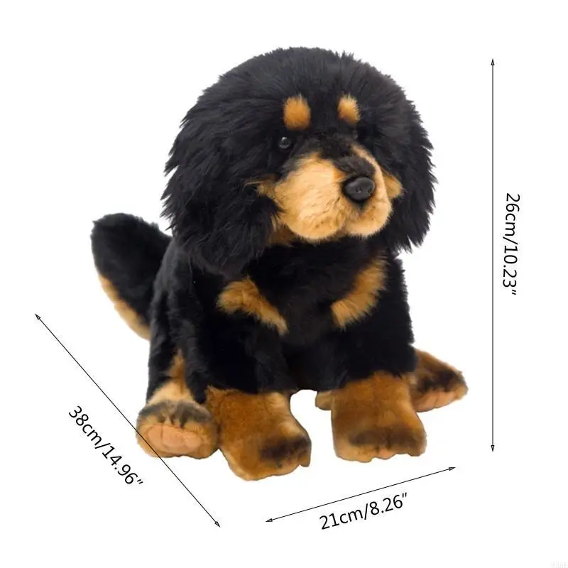 95AE手作りのチベットのマスティフのための人形詰め物を投げる枕のおもちゃの幼児睡眠