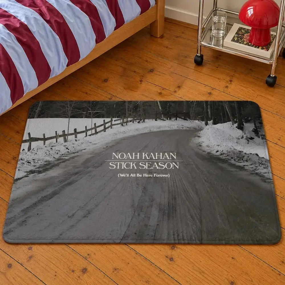 Singer Noah Kahan Stick Season Vermont Floor Mat Soft Flannel Entrance Doormat Non-Slip Washable Rug For Bedroom Home Decor