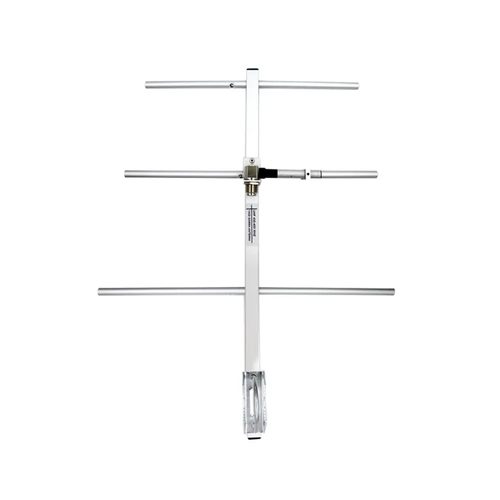 YAGI 감마 안테나 아마추어 튜닝 가능 모바일 라디오 리피터 기지국 접이식 안테나, UHF 70cm 430-450Mhz, SO239, 5, 3 요소