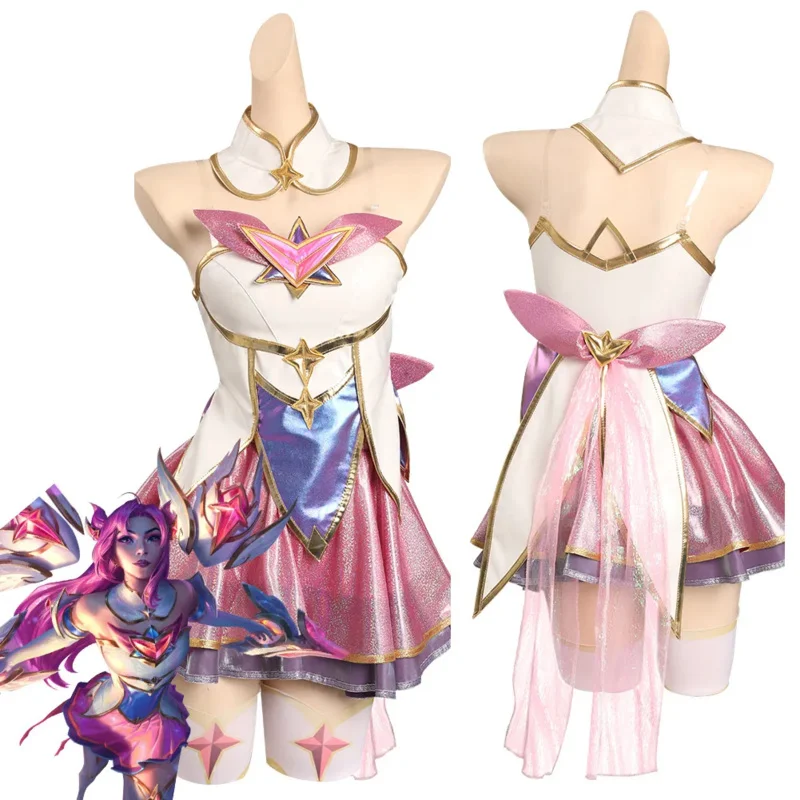 LOL Kaisa Star Guardian Cosplay Costume Dress Outfits Halloween Carnival Suit JS141