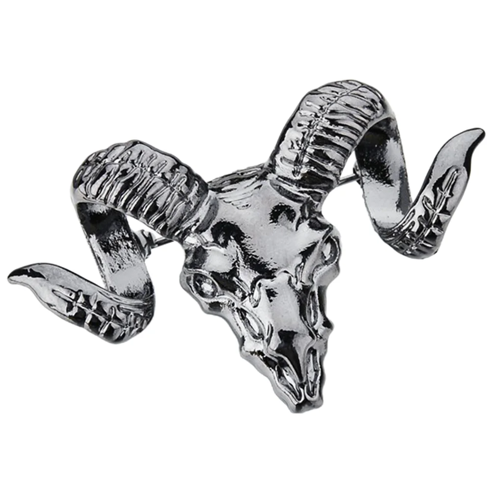 Brooch Boutonniere Pins Goat for Hats Badge Men Safety Clothes Lapel Small Tie Man