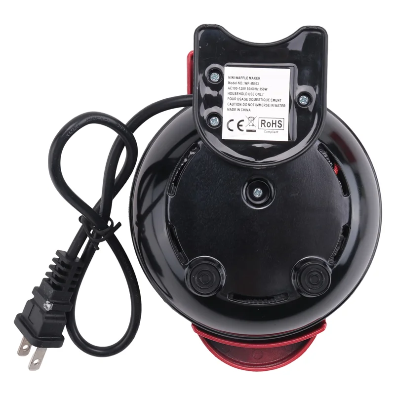 تخفيضات الصيف-صانع الوافل الكهربائية الصغيرة آلة وافل الإفطار فرن كعكة البيض عموم آلة البيض وعاء الوافل