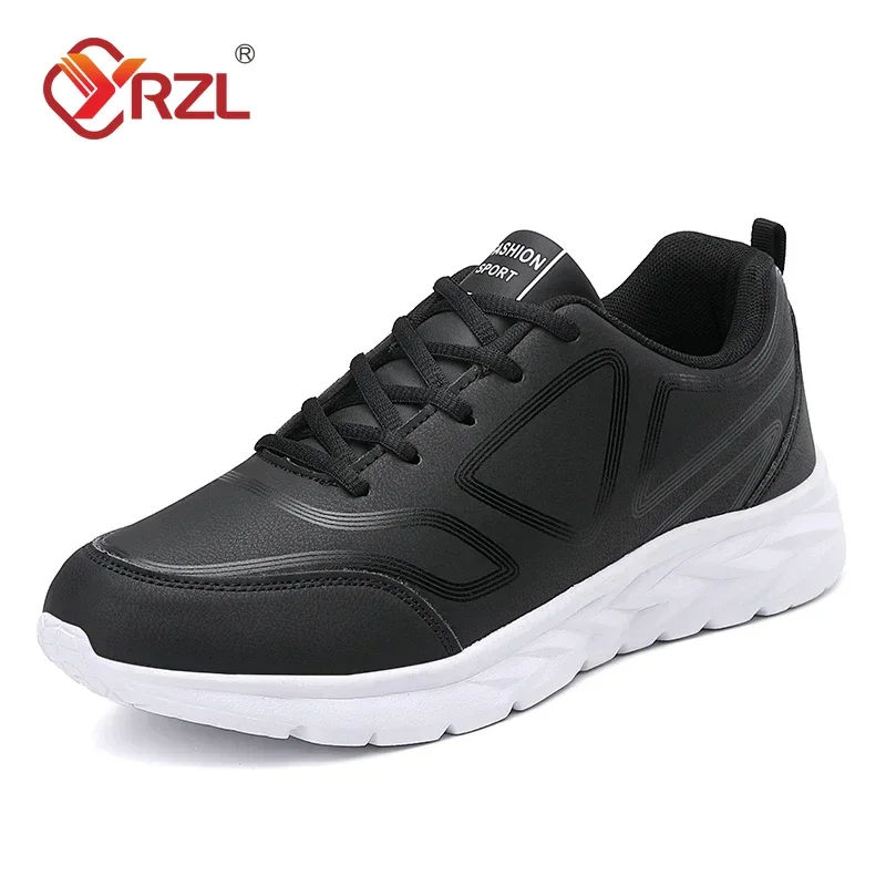 

YRZL Men's Shoes Black White Comfortable Man Sneakers Men Classic Casual Designer Men's Vulcanize Shoes Mens Shoe Footwear Male