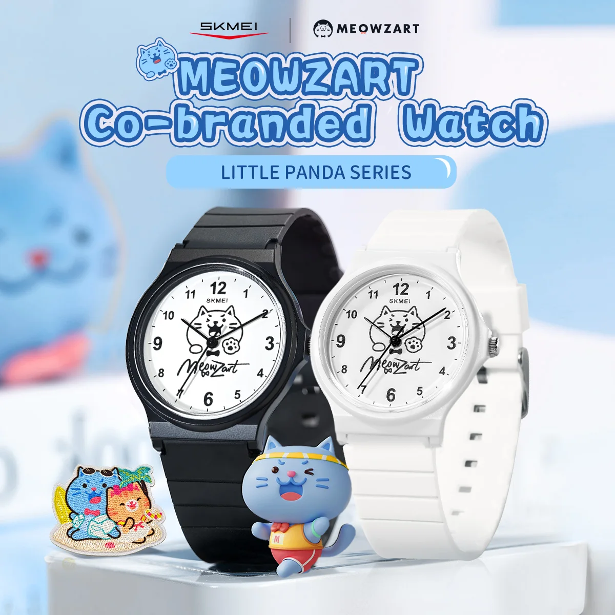 SKMEI Sports Creative Children's Watches For Boys Girls Waterproof Personality Vitality Kids Quartz Wristwatches Cute Watch Gift