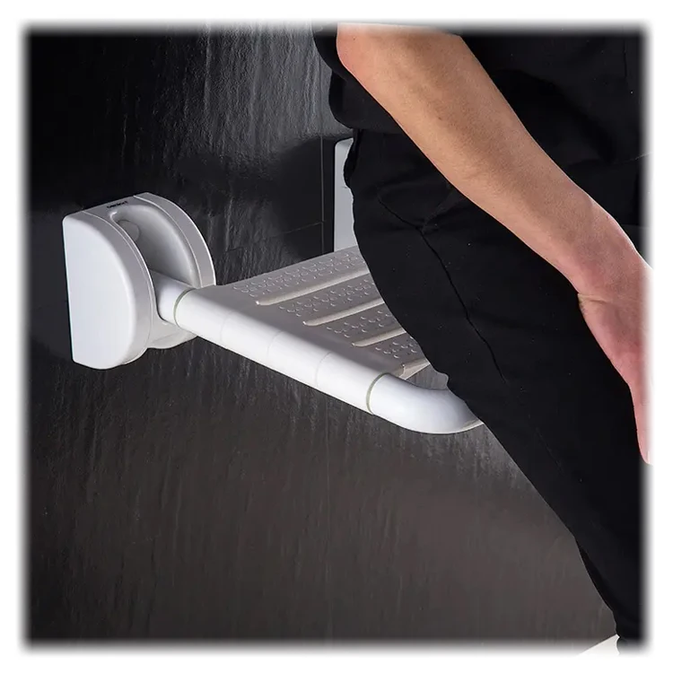 

Folding Bath Stainless Steel Shower Chair Disabled Safety Toilet Seat Wall Hanging Stool for Elderly Toilet Bathroom Essentials