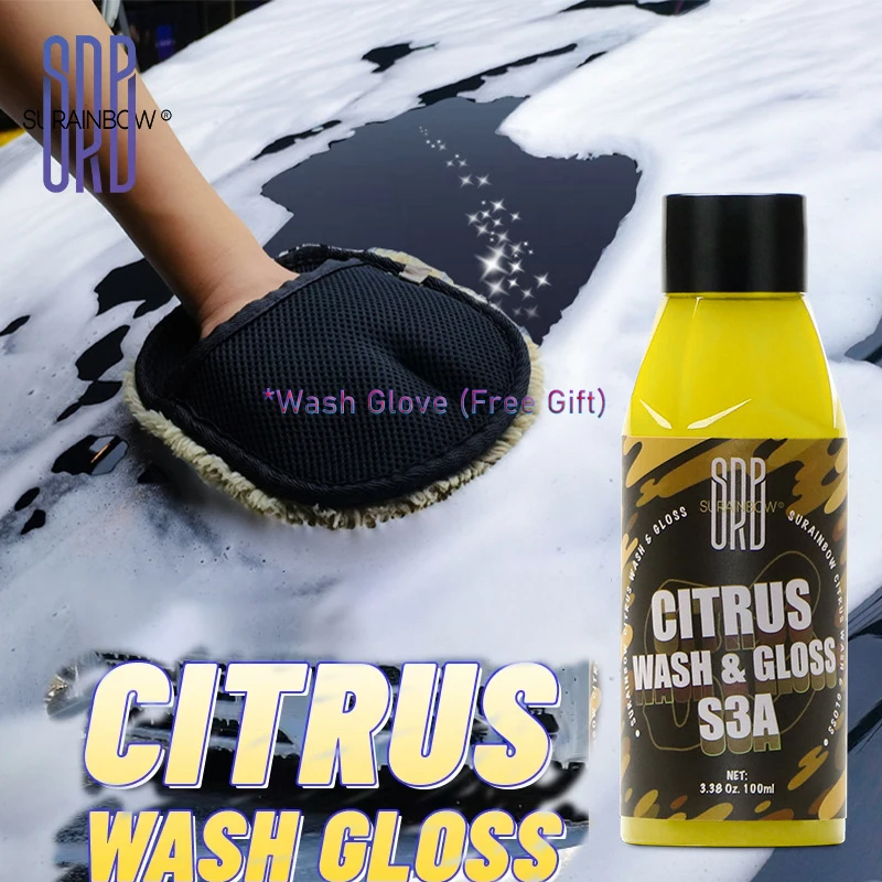 Citrus Wash & GLoss Foaming Car Wash Shampoo(Works with Foam Cannons/Guns or Bucket Washes)Safe for Car, Trucks Motorcycles, RVs