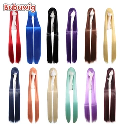 Bubuwig Synthetic Hair 150cm Long Straight Cosplay Wigs 33 Colors Women Super Long Party Fashion Anime Wigs Heat Resistant