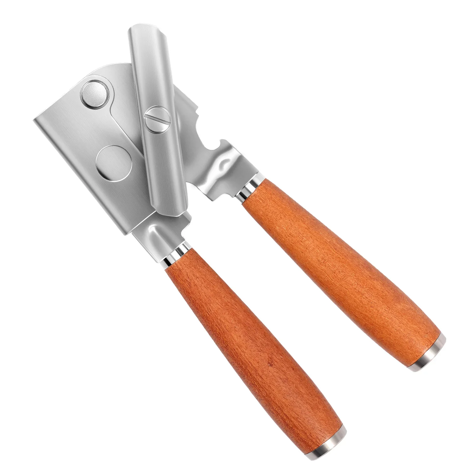 

Professional Can Manual Can Opener Craft Beer Grip Can Opener Bottle Opener Kitchen Gadgets WoodHandle Efficient Can Opener Tool