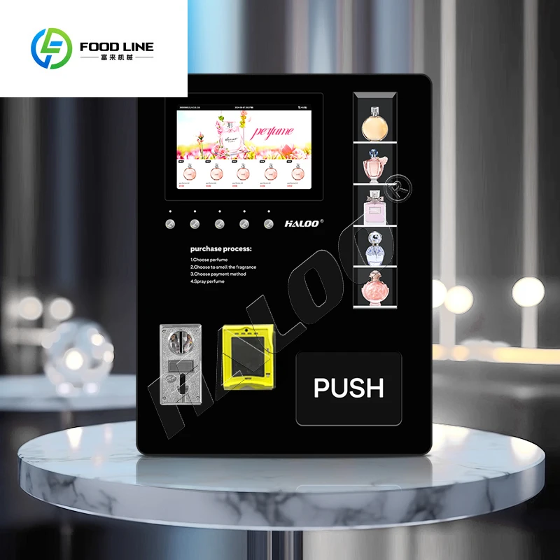 

Vending Machine Supplier Maquina Expendedora De Perfumes Custom Smart Wall Mounted Spraying Perfume Vending Machine