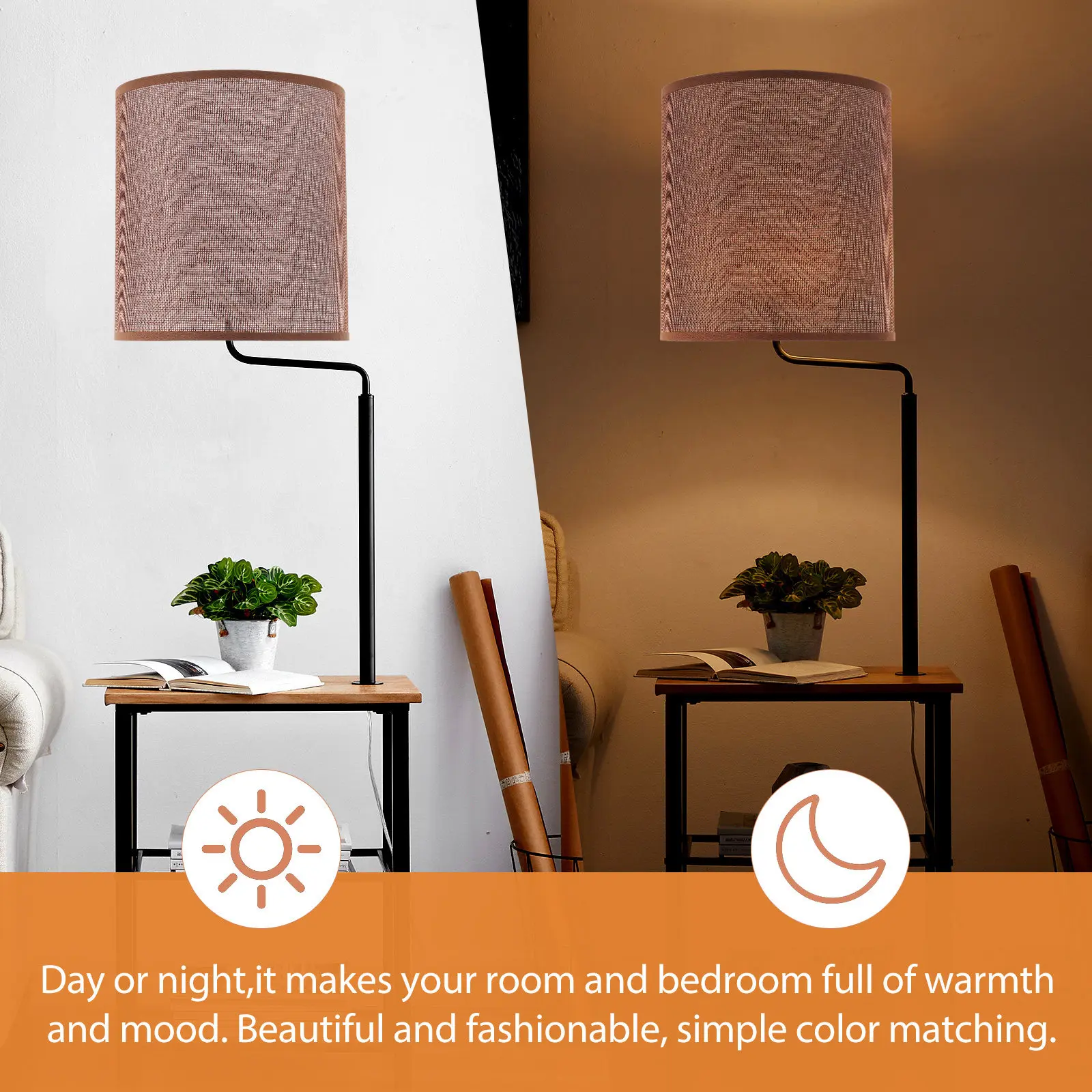 

Льняной сменный абажур для настенного светильника, настольной лампы, тканевый абажур E27, плафон для настольных ламп