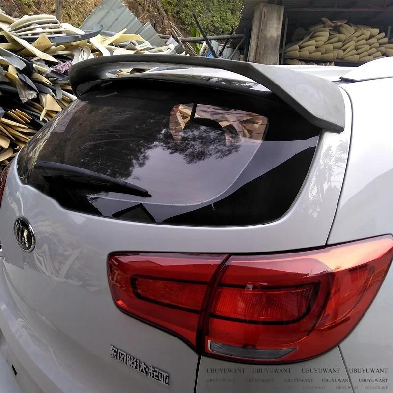 For Kia Sportage spoiler 2011-2017 High quality ABS material Automotive Rear wing Primer color rear spoiler for Kia Sportage R