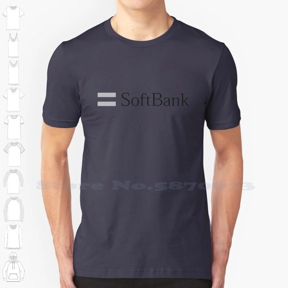 SoftBank Logo Casual T Shirt Top Quality Graphic 100% Cotton Tees