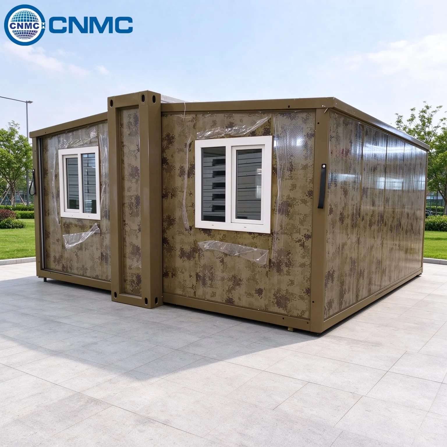 20FT Mobile Foldable Container House Anti Corrosion Steel Frame Insulated Wall Board Hard Floor For Outdoor Temporary Residence
