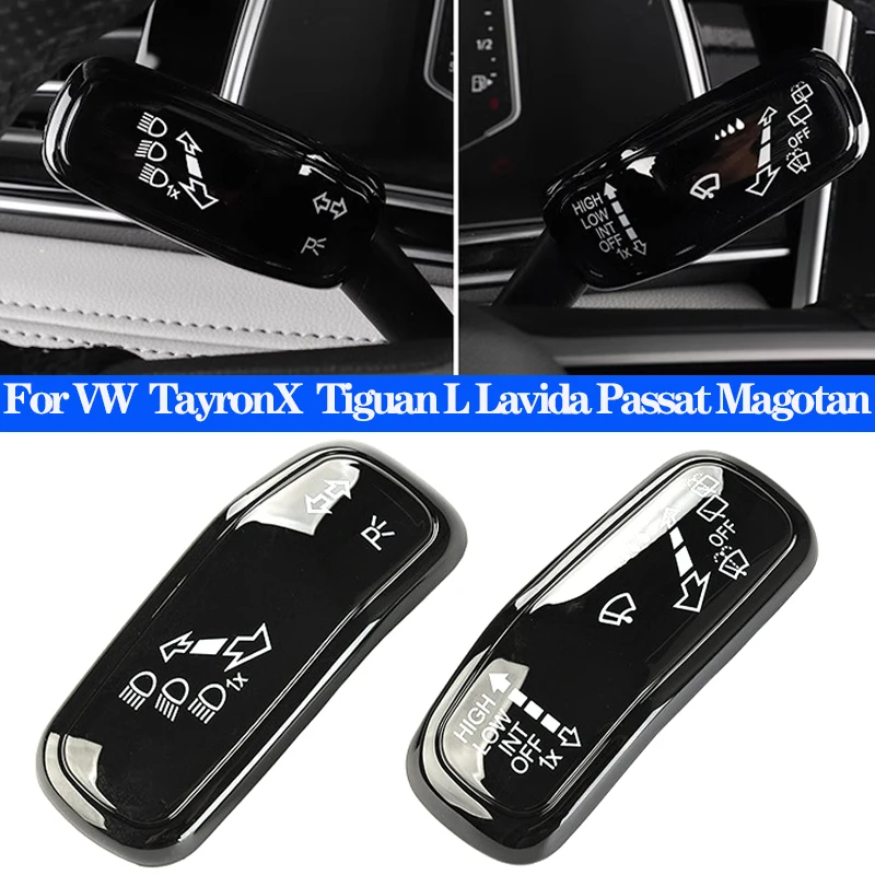 Car Steering Wheel Turn Signal Wiper Switch Lever Cover For VW Tayron X Tiguan L Lavida Passat Magotan Polo Golf 7 Golf 8 Jetta